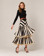 Vivienne | Pleated Midi Skirt