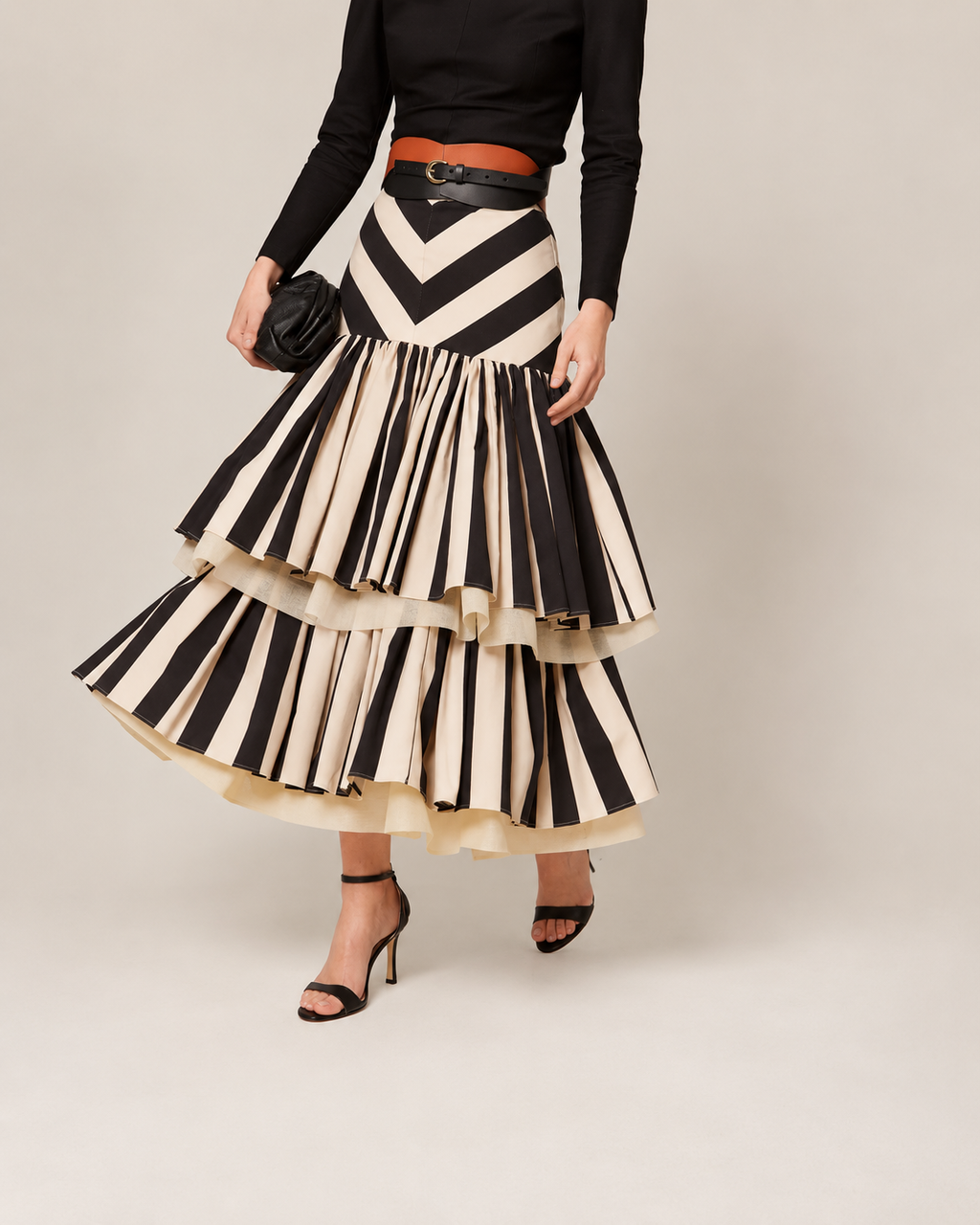 Vivienne | Pleated Midi Skirt