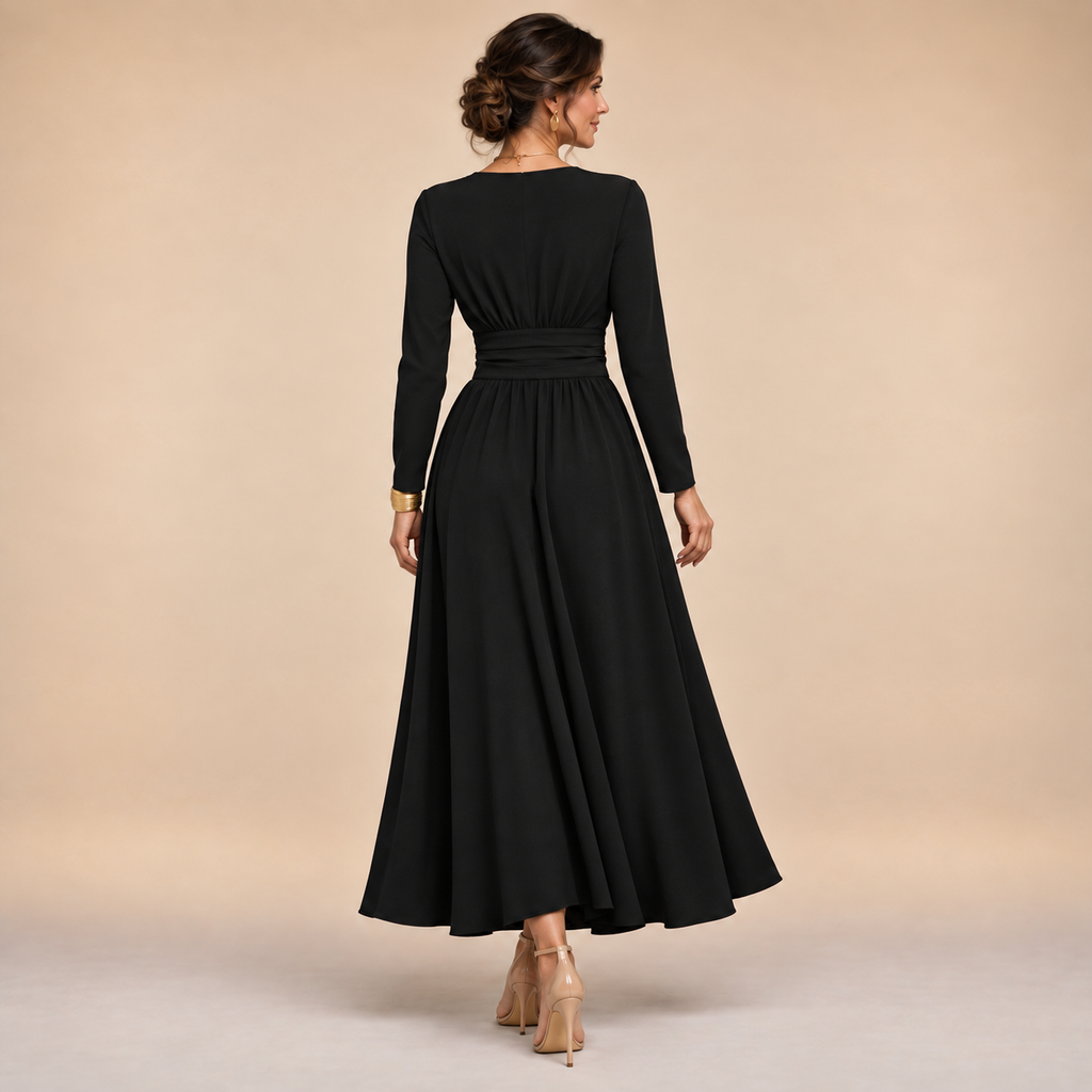 Isabella | Long Sleeve Wrap Dress
