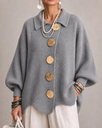 Eleanor | Gold-Button Cardigan