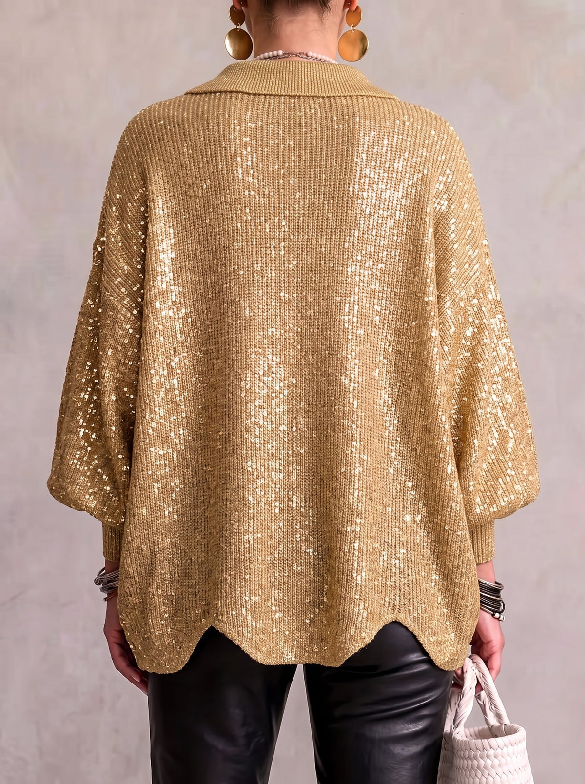 Eleanor | Gold-Button Cardigan